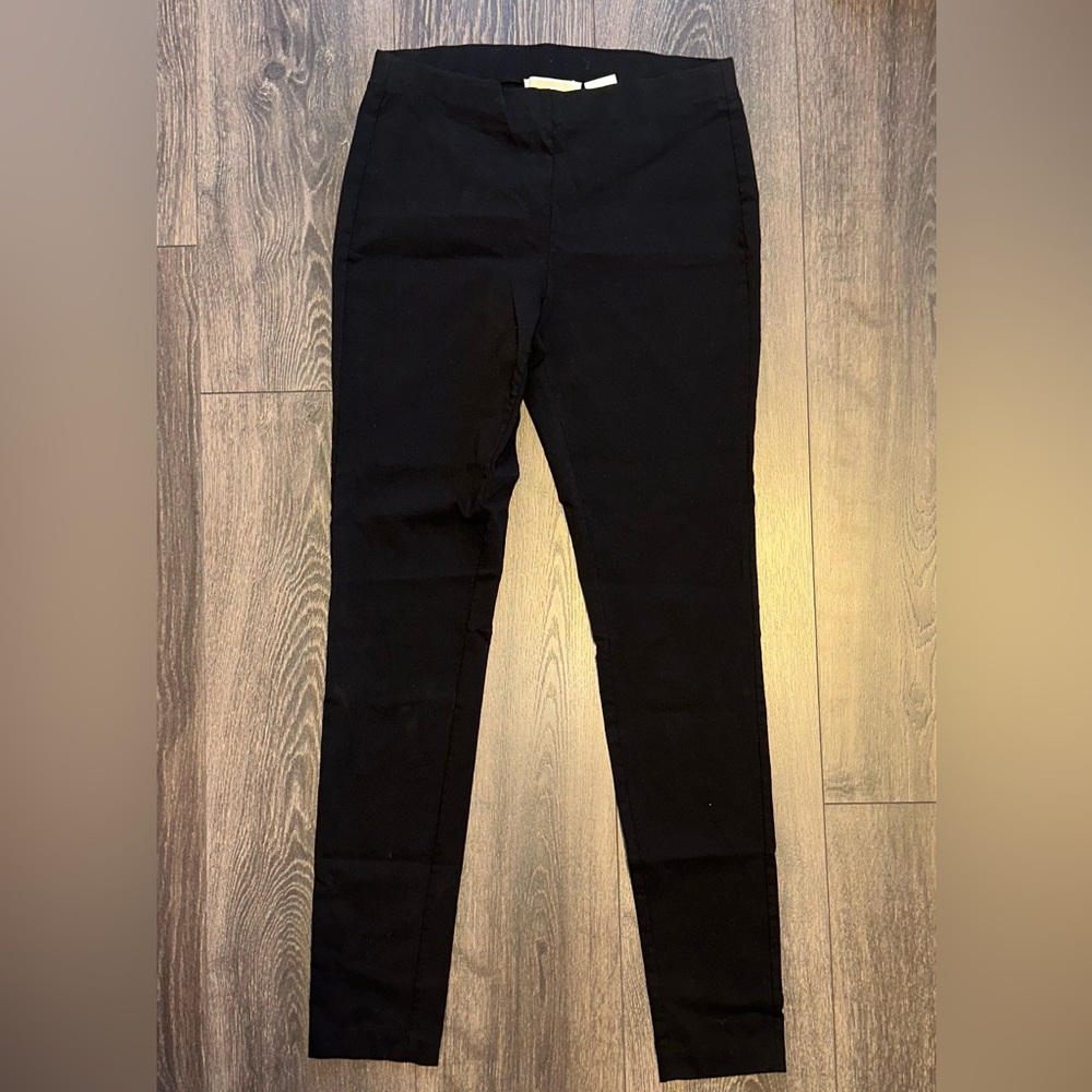 Michael Kors (Medium) Black Stretchy Plain Dress Pants with Stretchy Waistband - Picture 2 of 8